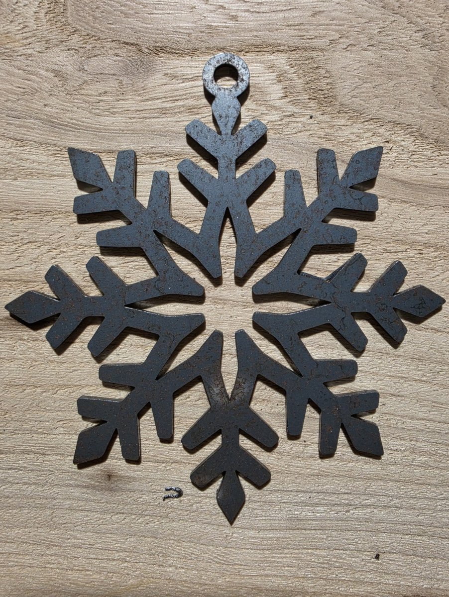 Assorted Snowflake Metal Christmas Ornament (Random Design), image 2